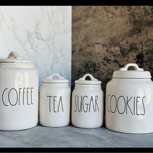 Rae Dunn canisters. Set of 4